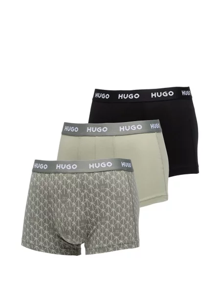Boxeri Hugo cu autograf verde
