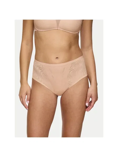 Triumph Klasične spodnje hlačke z visokim pasom Shape Smart Ellipse bež