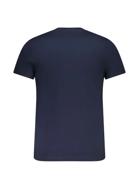 Tricou Tommy Jeans cu autograf albastru