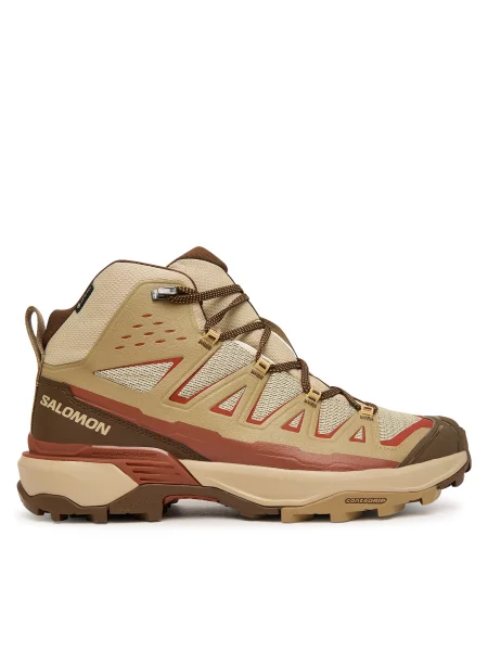 Trekking čevlji Salomon X Ultra Edge Mid Gore-Tex bež