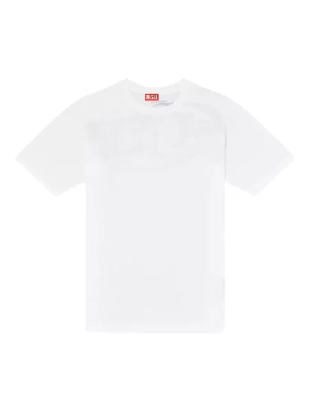 Tricou Diesel cu imagine alb