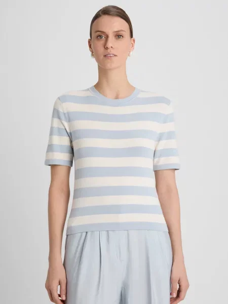 Guido Maria Kretschmer Koszulka Maria Kobiety niebieski|biały w 34 biała