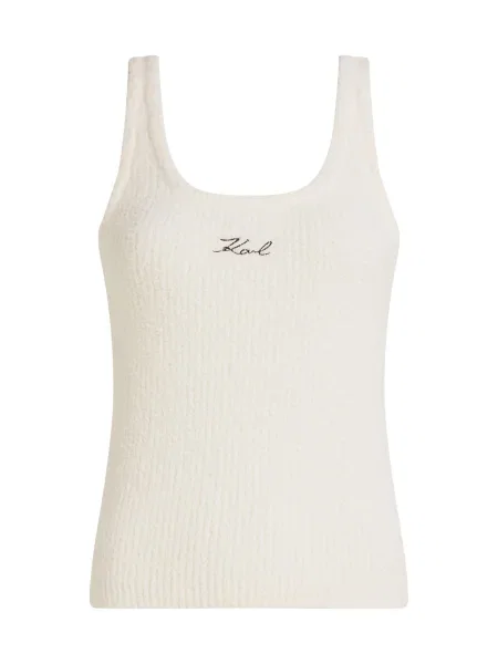 Top Karl Lagerfeld din fleece negru