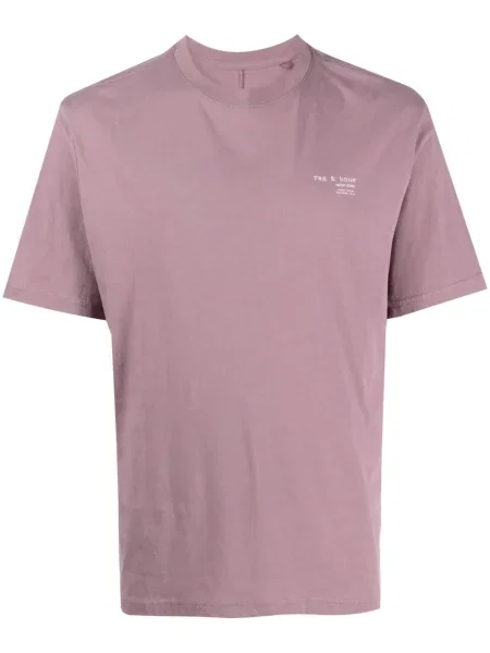 Tricou Rag & Bone cu imagine violet