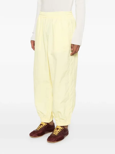 Pantaloni Willy Chavarria cu broderie galben