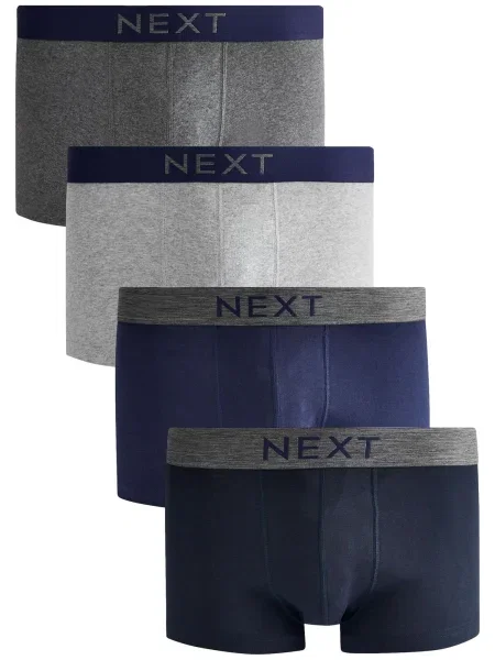 Next Boxeri bleumarin Ă®nchis gri
