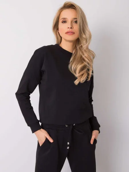 Mikina Fashionhunters čierna