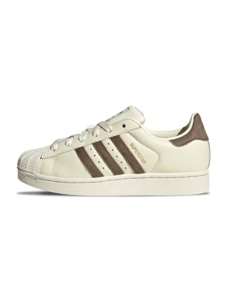 Sneakersy Adidas Superstar skórzane beżowe