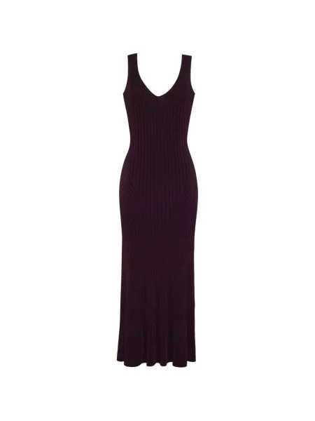 Rochie midi Adam Lippes violet