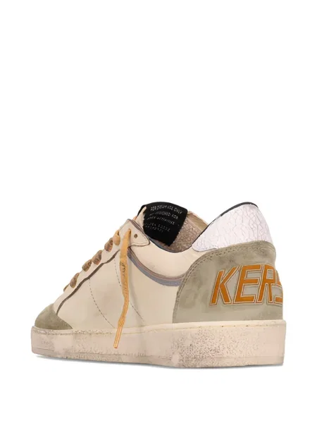 Sneakers Golden Goose Ball Star σουέντ χρυσό