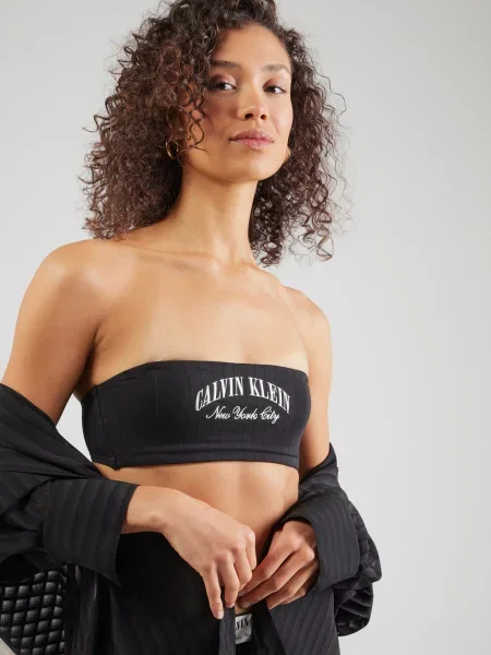 Calvin Klein Underwear Sutien top Negru alb