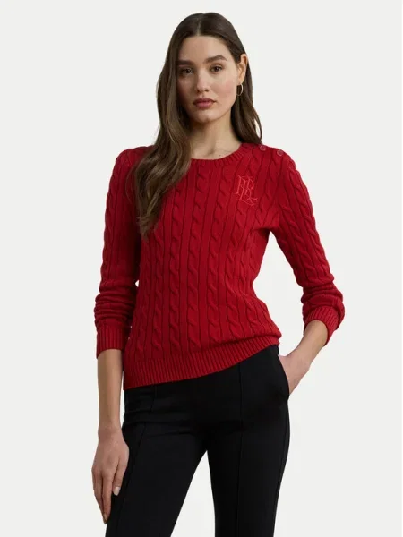 Пуловер Lauren Ralph Lauren черно