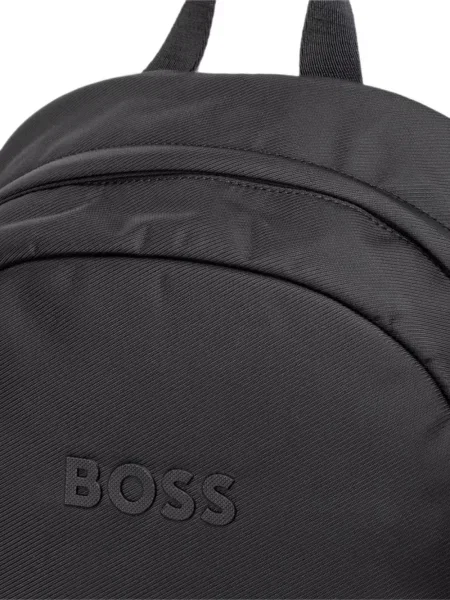 Rucsac Boss cu autograf negru