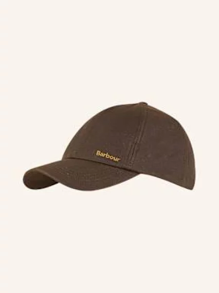 Czapka z daszkiem Barbour oliwkowa