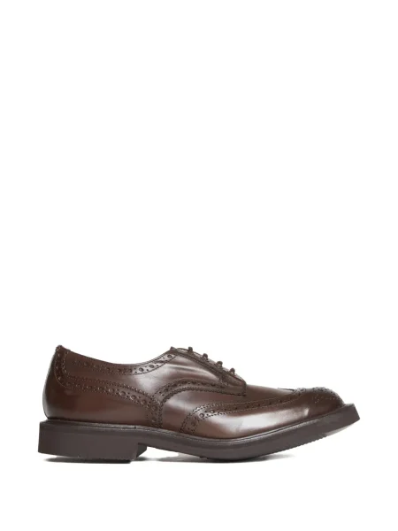Pantofi derby Tricker's din piele maro