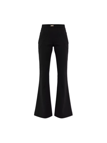 Spodnie Versace Jeans Couture dzwony czarne