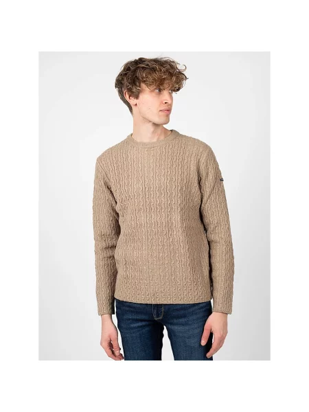 Sweter Pepe Jeans z nadrukiem beżowy