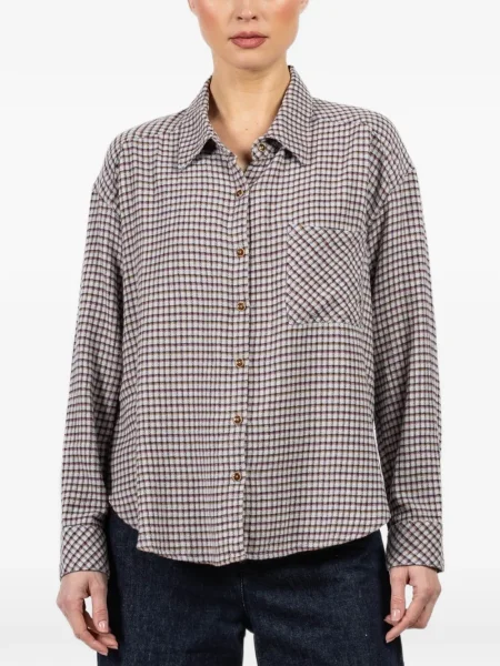 Koszula Xirena w kratkę niebieska