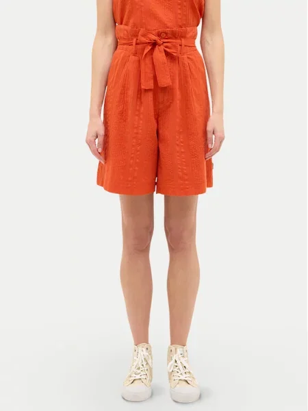 Mustang Šortky z materiálu Darrah oranžová