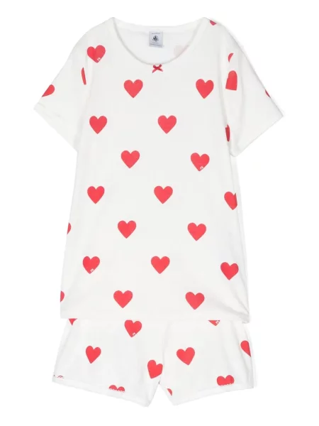 Piżama dziecięca Petit Bateau biała