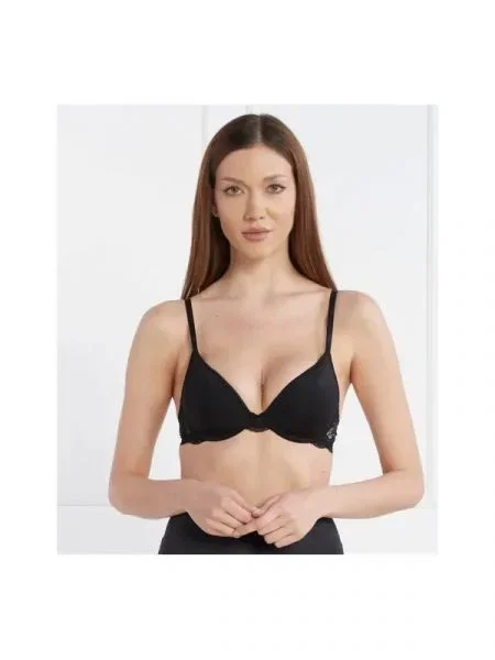 BOSS BLACK Sutien UNDERWIRE LACE negru