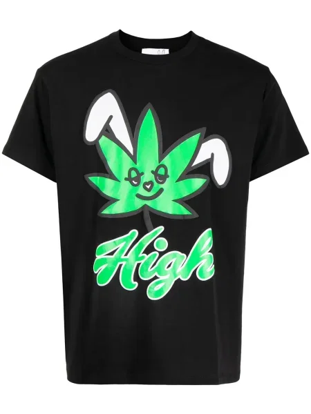 Tricou Natasha Zinko cu imagine scurt negru