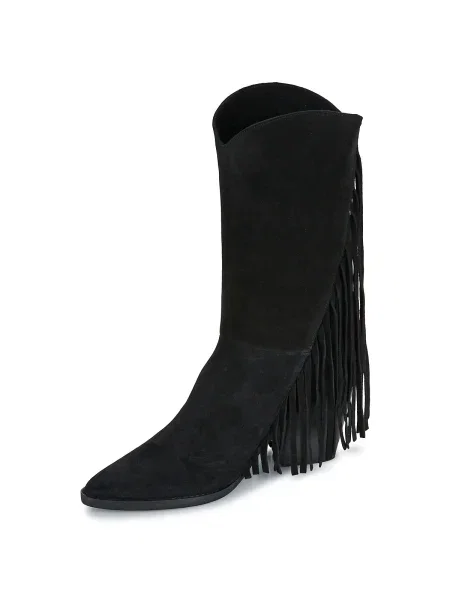 Semišové tenisky Exé Shoes čierna