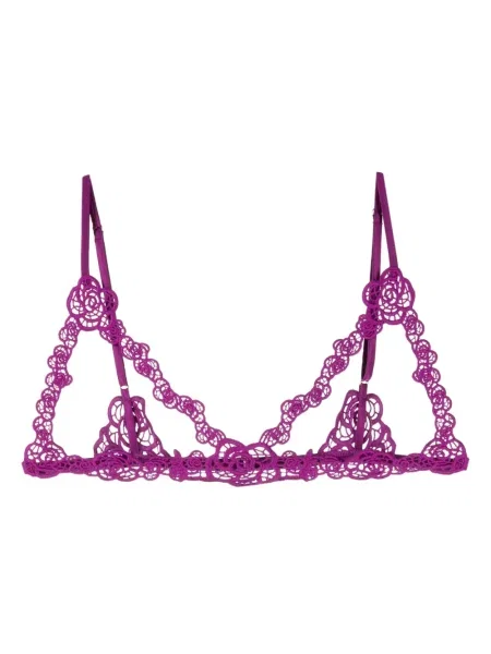 Sutien Fleur Du Mal din dantelă violet