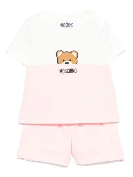 Szorty dziecięce Moschino różowe