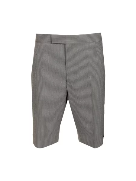 Szorty Thom Browne wełniane szare
