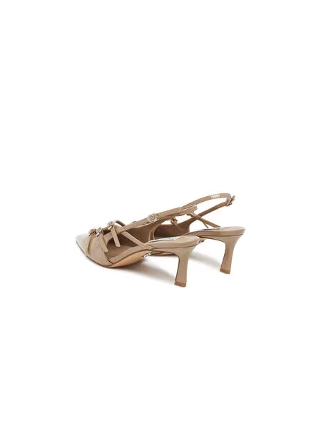 Tűsarkú szandál Steve Madden barna