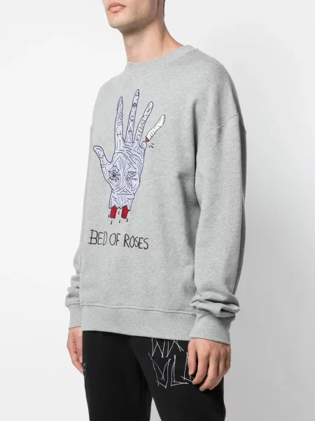 Mikina Haculla jersey šedá
