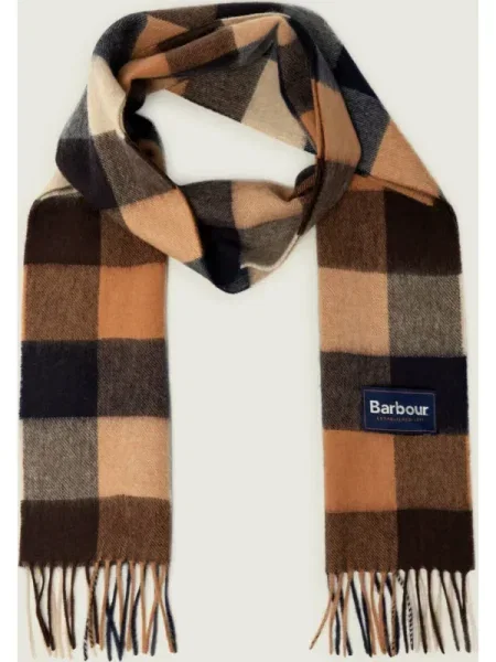 Barbour sál bézs mintás barna