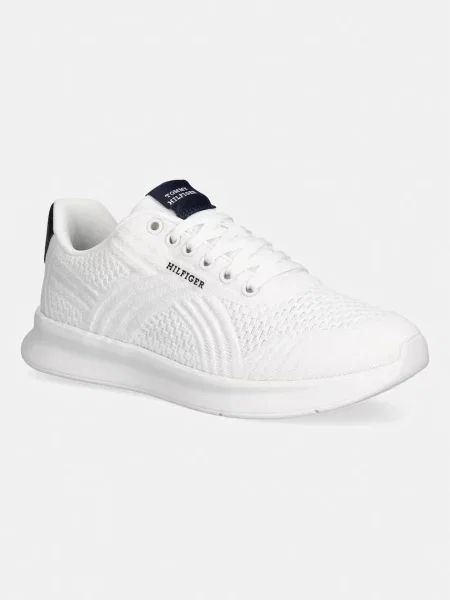 Tommy Hilfiger LIGHTWEIGHT RUNNER MIX tenisky pánske biela