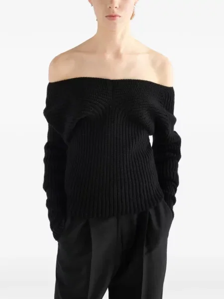 Pulover Lemaire de lână negru