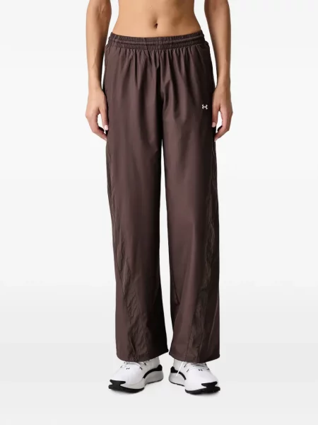 Pantaloni Under Armour cu imagine alergare maro