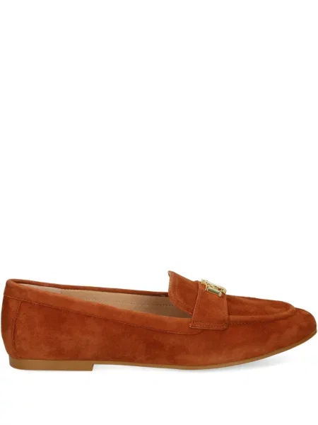 Pantofi loafer Lauren Ralph Lauren din piele de căprioară maro