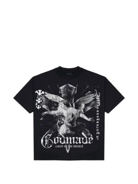 Tricou Godmade cu imagine negru
