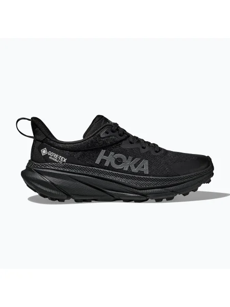 Női futócipő HOKA Challenger 7 GTX fekete/fekete. Méret: 41 EU fekete