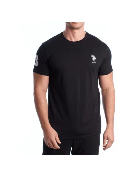 Polo majica Us Polo Assn crna
