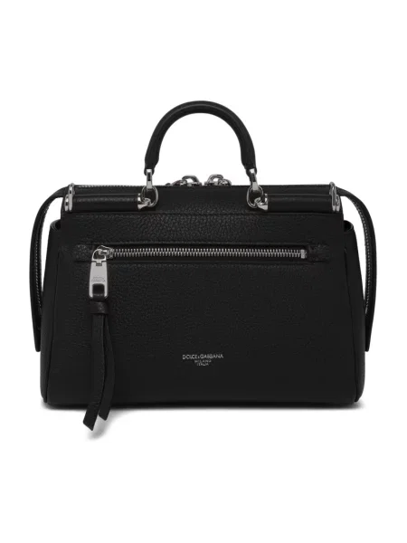 Torba Dolce And Gabbana skórzana czarna
