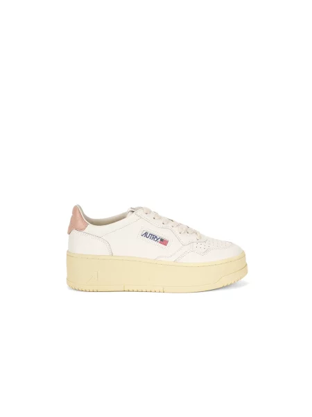 Sneakersy Autry na platformie białe
