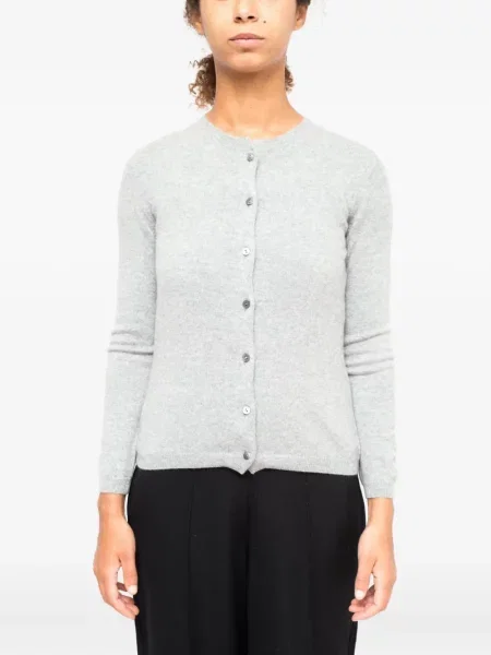 Cardigan La Rose din cașmir gri