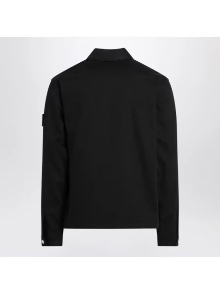 Kurtka jeansowa Stone Island z kamieniami czarna
