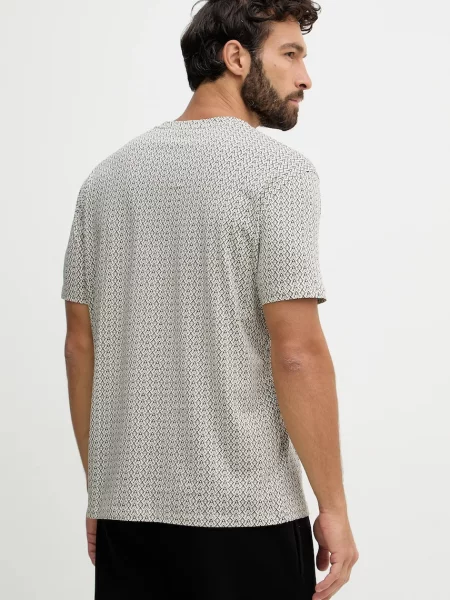 Armani Exchange tricou din bej