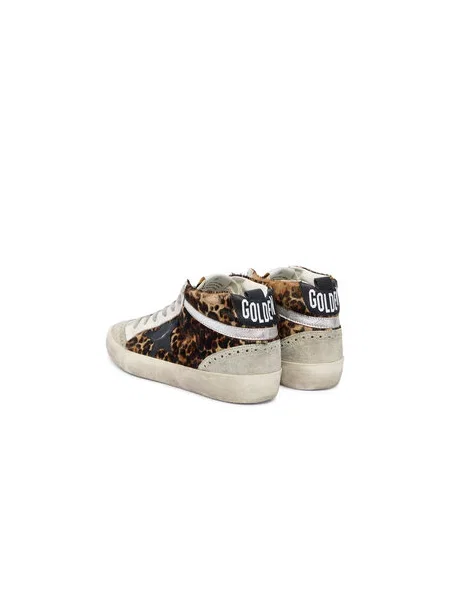 Laisvalaikio batai GOLDEN GOOSE Mid Star Classic Ruda auksinė