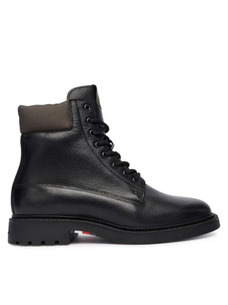 Tommy Hilfiger Cizme Comfort Lwt Wrm Mx negru