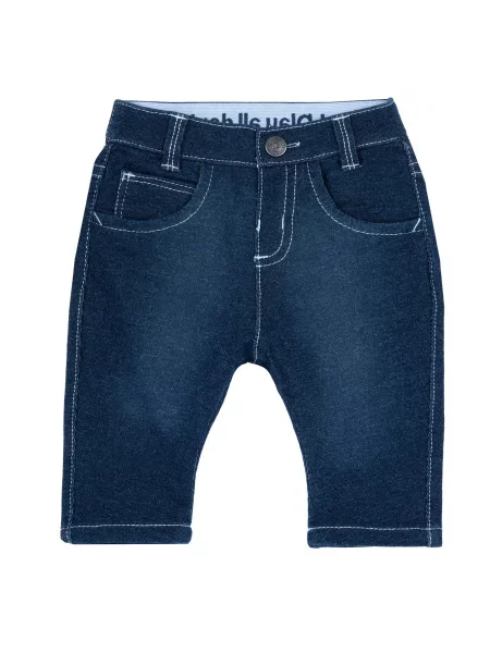 Детский зауженные джинсы Chicco синий