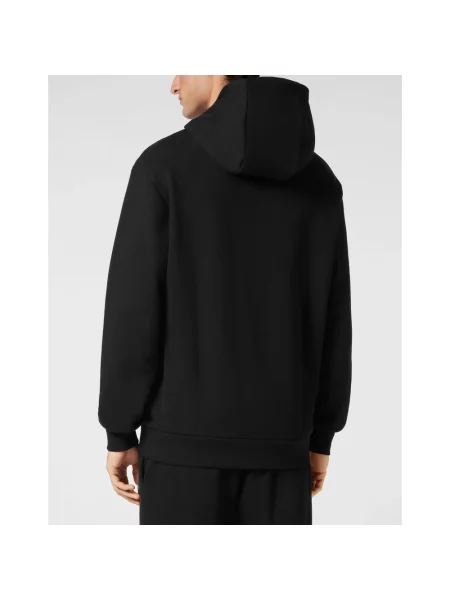 Bluza z kapturem Plein Sport z kapturem czarna