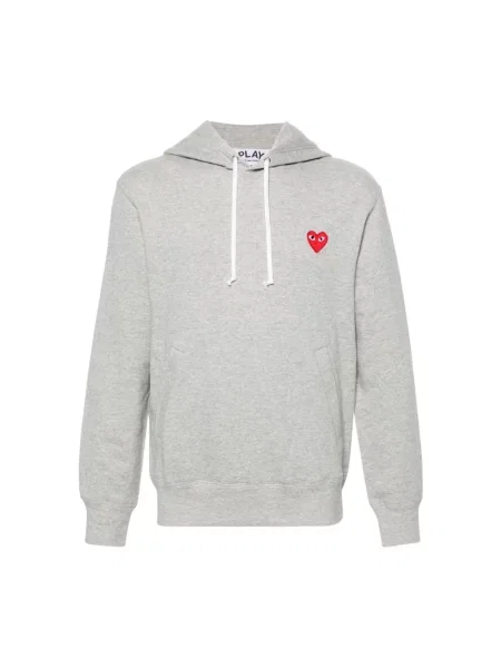 Bluza z kapturem Comme Des Garcons z kapturem szara